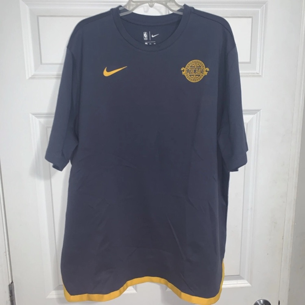 Golden State Warriors Nike City Edition 3XL Blue Heavyweight